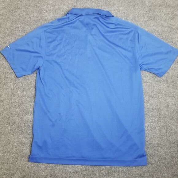 Nike Golf Polo Shirt Men's XL Blue Fit Dry Short Sleeve Swoosh Logo - Picture 2 of 9